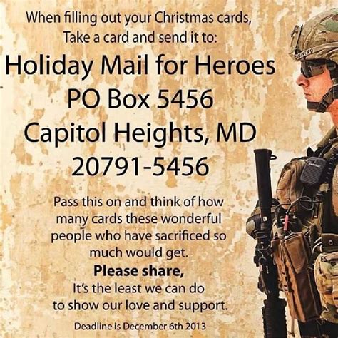 Where Can I Send Christmas Cards To Recovering Soldiers - Restaurants ...