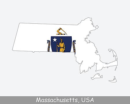 Massachusetts Map Usa Flag Country Icon Map Vector, Country, Icon, Map ...