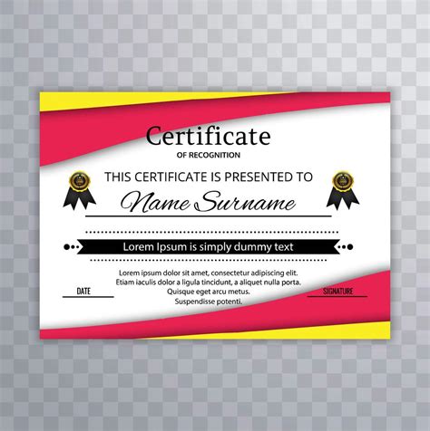 Certificate of Appreciation template design vector 246650 Vector Art at ...