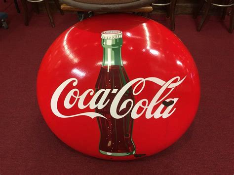 1950's Coca Cola COKE Porcelain Sign 36" Vintage Advertising "Watch ...