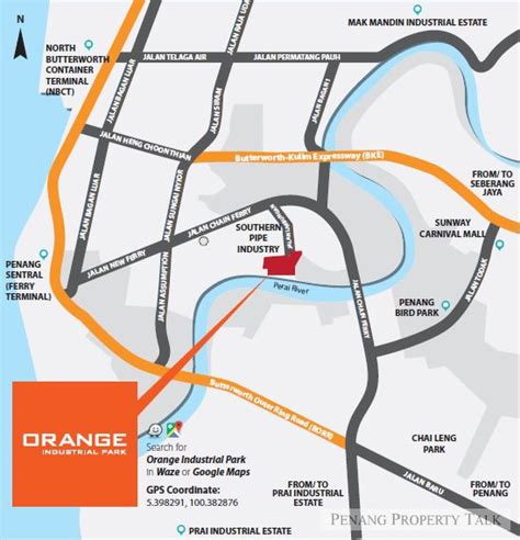 orange-industrial-park-location | Penang Property Talk