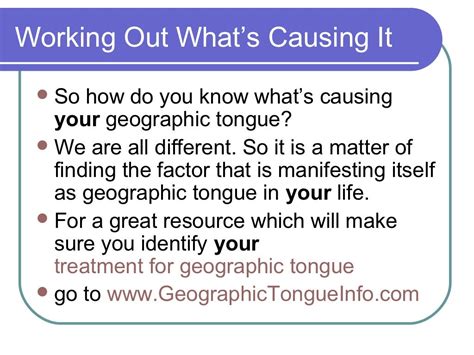 Treatment for geographic tongue