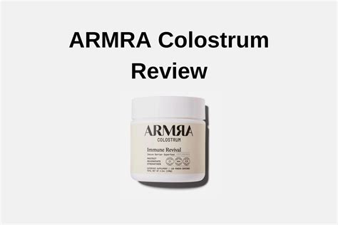 ARMRA Colostrum Review (2024) - Side Effects & Ingredients