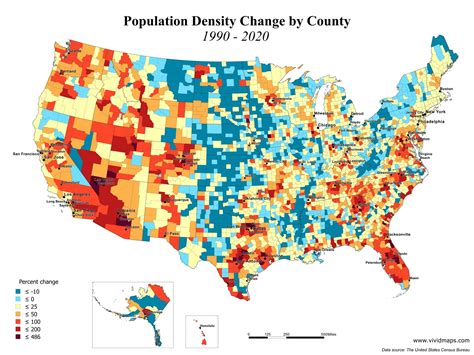 Population density map - mailermoli