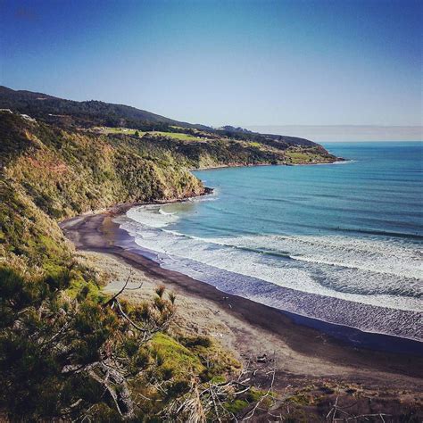 Raglan is best known for it's surf and with beaches like this, you can ...