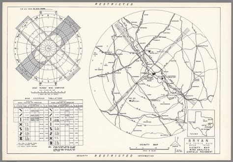 Bryan Air Force Base : Bryan Texas : Vicinity map - David Rumsey ...