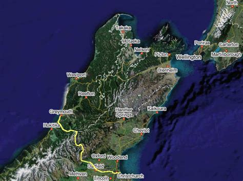 kiwiwinter: Cycling NZ Coast to Coast from Greymouth to Christchurch (well Redcliffs) - 160 ...