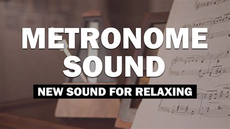 Relaxing metronome sound for sleep, meditation and study - YouTube