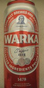 Warka Classic | Browary Warka Sp. z o.o. | BeerAdvocate