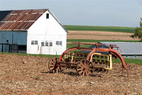 Amish Farm Barn and Equipment 001 Stock Image - Image of equipment ...