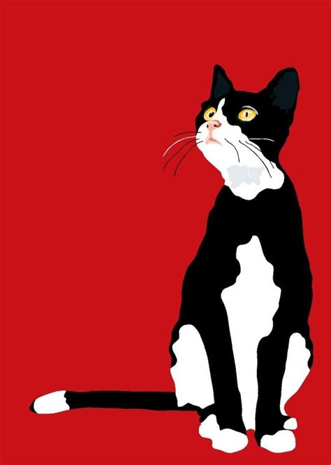 Wishful kitten print, 9 x 12.5 | Cats illustration, Cat portraits, Cat ...