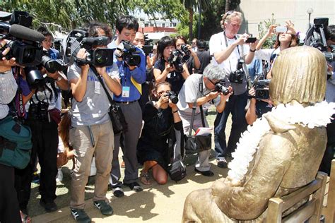 Comfort Women Monument Unveiled in Glendale - Rafu Shimpo