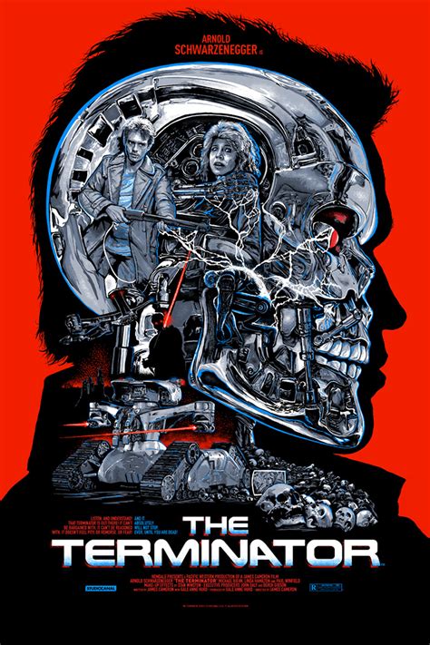 The Terminator (Regular) by Christopher Cox - Home of the Alternative Movie Poster -AMP-