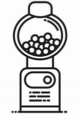 Gumball Machine coloring Page  ColouringPages sketch template