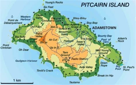 Pitcairn Islands: 56: Capital - Adamstown | Pitcairn islands, Pitcairn ...