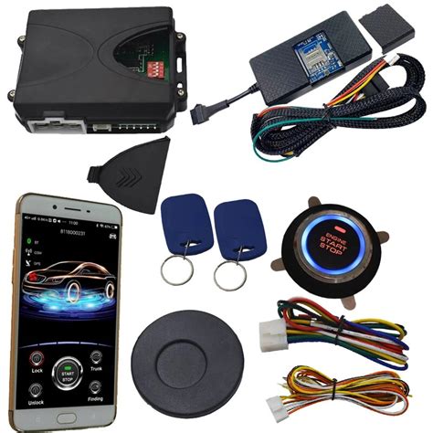 rfid car alarm security system and remote start stop engine by ...