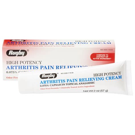 Arthritis Pain Capsaicin Hp 0.075% Cream 60gm By Major Pharma