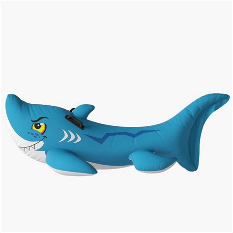 3D pool inflatable shark - TurboSquid 1289069