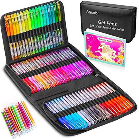 Top 10 Gel Pens For Adult Coloring Books of 2021 - Best Reviews Guide