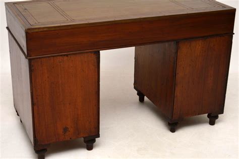 Antique Mahogany Military Campaign Desk - Marylebone Antiques