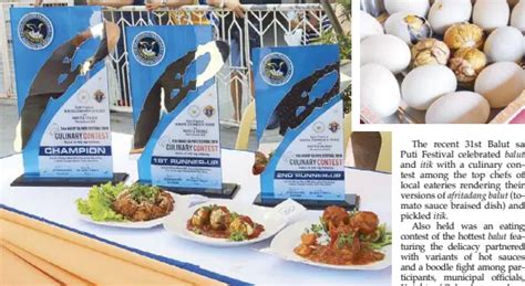 Pateros Balut Festival celebrates culinary tourism - PressReader