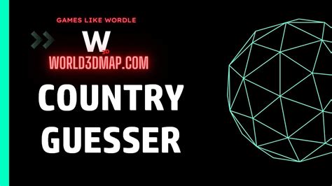 COUNTRY GUESSER 🕹️ Music Game - Games like Wordle