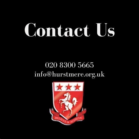 Hurstmere School on Twitter: "If you have any questions or wish to get in contact with us, feel ...