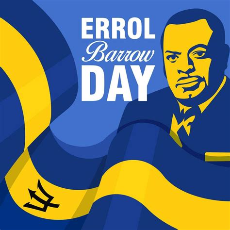Errol Barrow Day. The Day of Barbados Errol Barrow Day illustration vector background. Vector ...