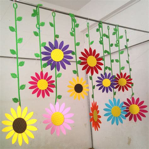 [USD 4.11] School kindergarten class decorations shopping mall corridor ...