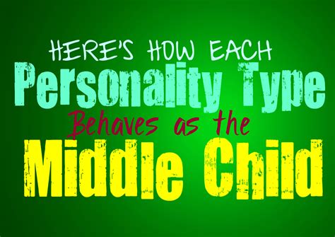 Here’s How Each Personality Type Behaves as the Middle Child ...