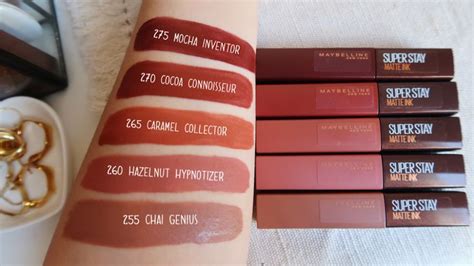 Maybelline SuperStay Matte Ink Liquid Lipstick (Coffee Edition) Review — Giselle Arianne ...