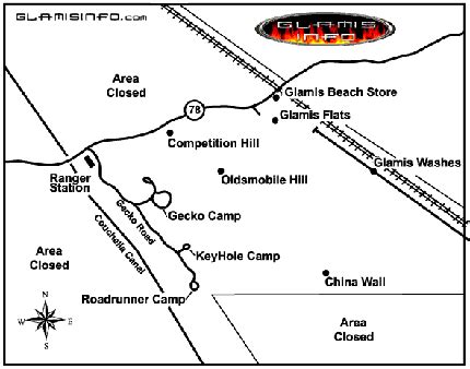 Dry camping at Glamis Dunes in Imperial Dunes Recreation Area