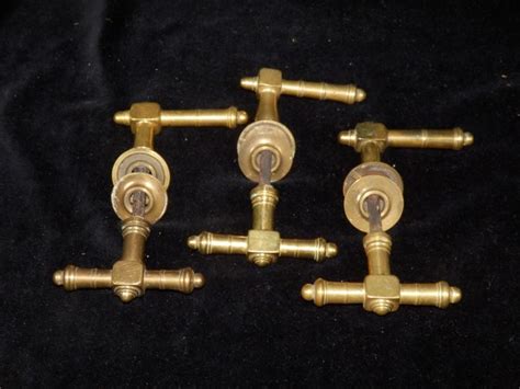 3 Pairs of Antique Door Handles (3) - Bronze - Catawiki