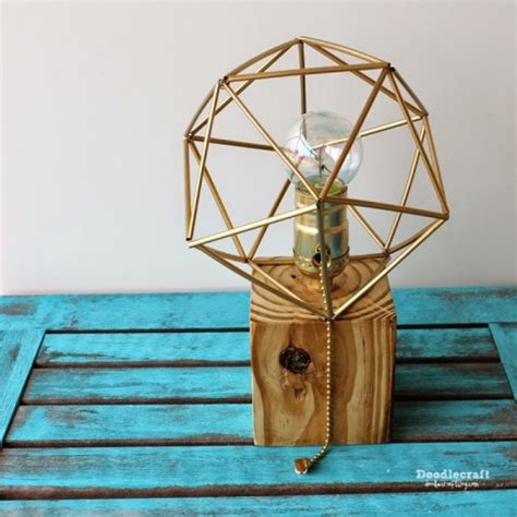 11 DIY Geometric Lamps To Make A Statement - Shelterness
