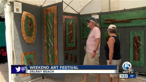 Weekend art festival held in Delray Beach