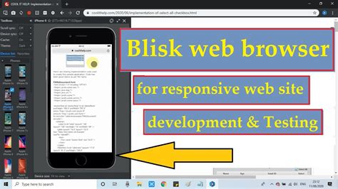 Blisk Web Browser | Integrated iOS/Android/MacOs device view for web ...