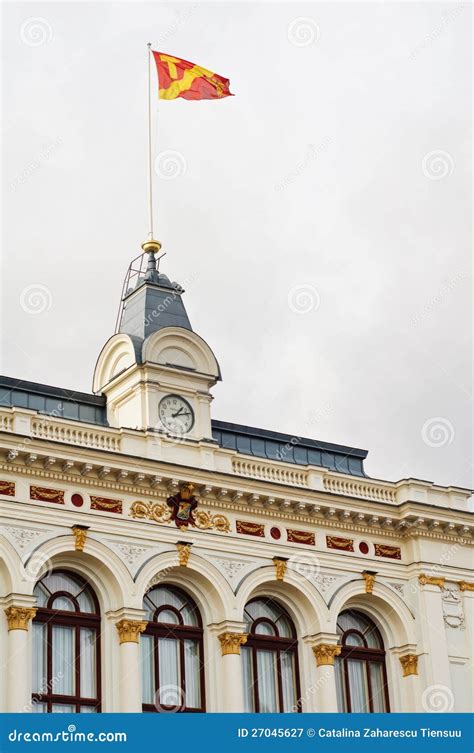 Tampere City Hall stock image. Image of decorations, window - 27045627