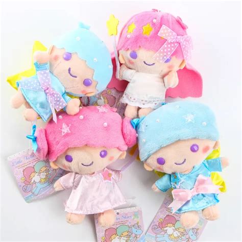 14CM Sanrio little Twin Stars Plush Toys Kiki Lala Dolls Cartoon Soft ...