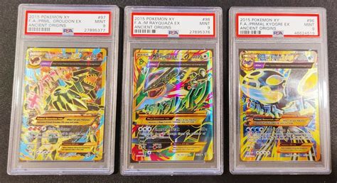 Mavin | Primal Groudon Kyogre Mega M Rayquaza Ex PSA 9 Shiny 96 97 98 Pokemon Full Art