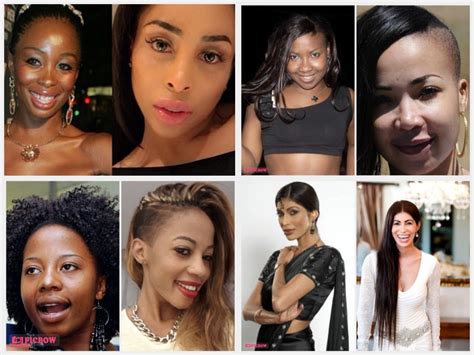 Top 4 SA Celebs Before and After Skin Bleaching and lightening