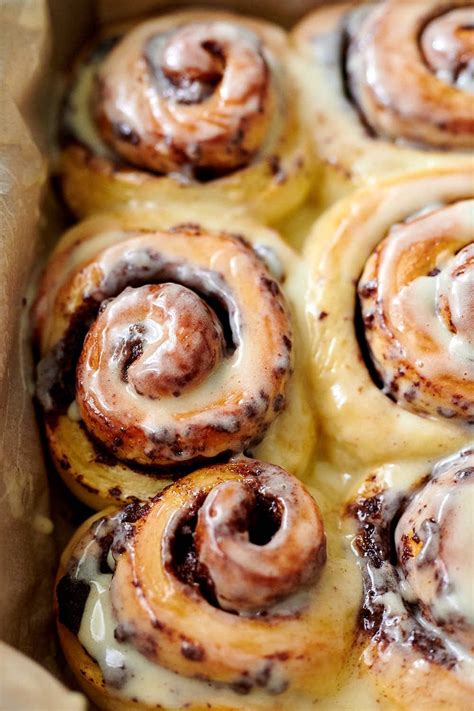 Sourdough cinnamon rolls made with sweet leavened dough that incorporates discard so ...