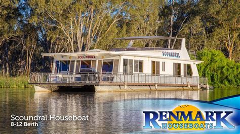 Scoundral Houseboat | Renmark Houseboats | 8-12 Berth - YouTube