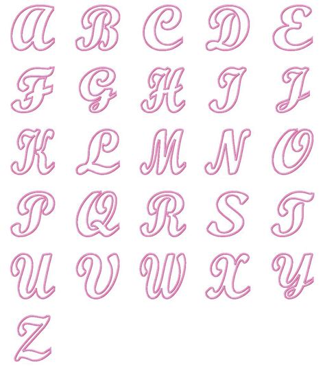 Satin Alli Alphabet | Lettering alphabet, Bubble letters alphabet, Hand ...