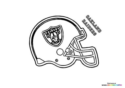 NFL Helmet - Coloring Pages for kids