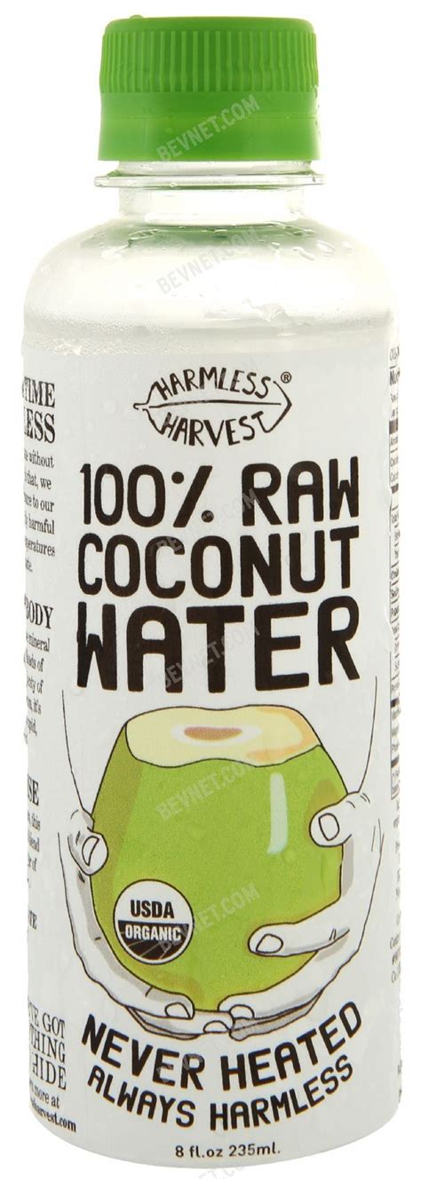 100% Raw Coconut Water | Harmless Harvest | BevNET.com Product Review + Ordering | BevNET.com