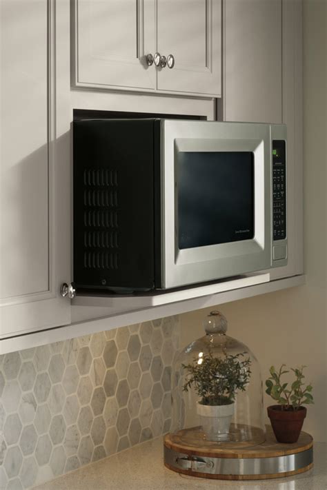 Wall Microwave Open Shelf Cabinet - Aristokraft