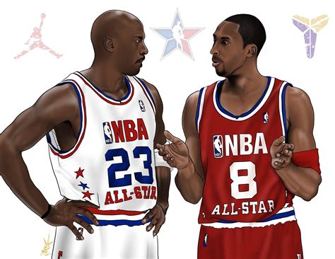 ArtStation - Jordan and Kobe 1997 All-Star game