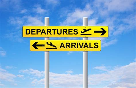 Arrivals Departures Sign stock illustration. Illustration of departure - 78778504