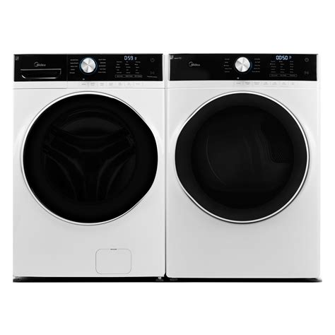 Shop Midea 4.5 cu ft High Efficiency Stackable Front-Load Washer ...