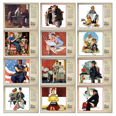 Norman Rockwell 2024 Wall Calendar: A Timeless Celebration Of American ...